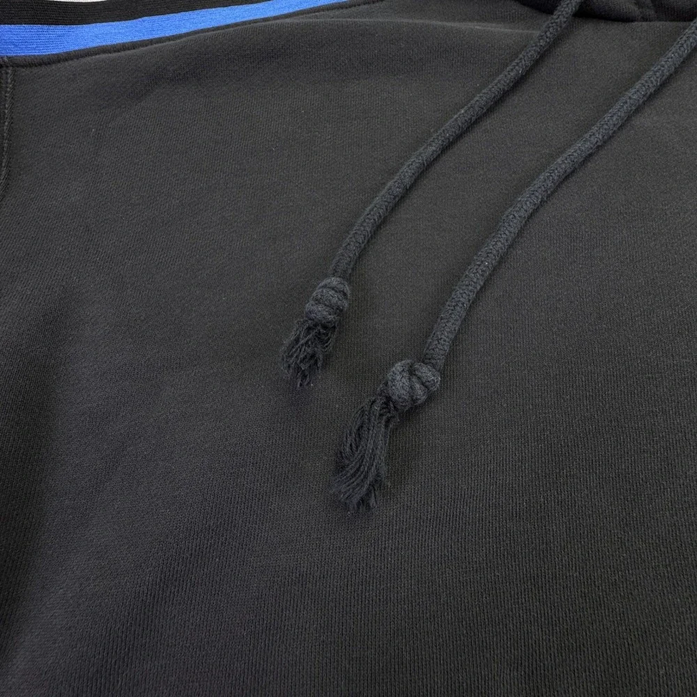 Adidas Hoodie Women's Small Cropped Velvet Logo Red White Blue Black USA - Picture 7 of 11